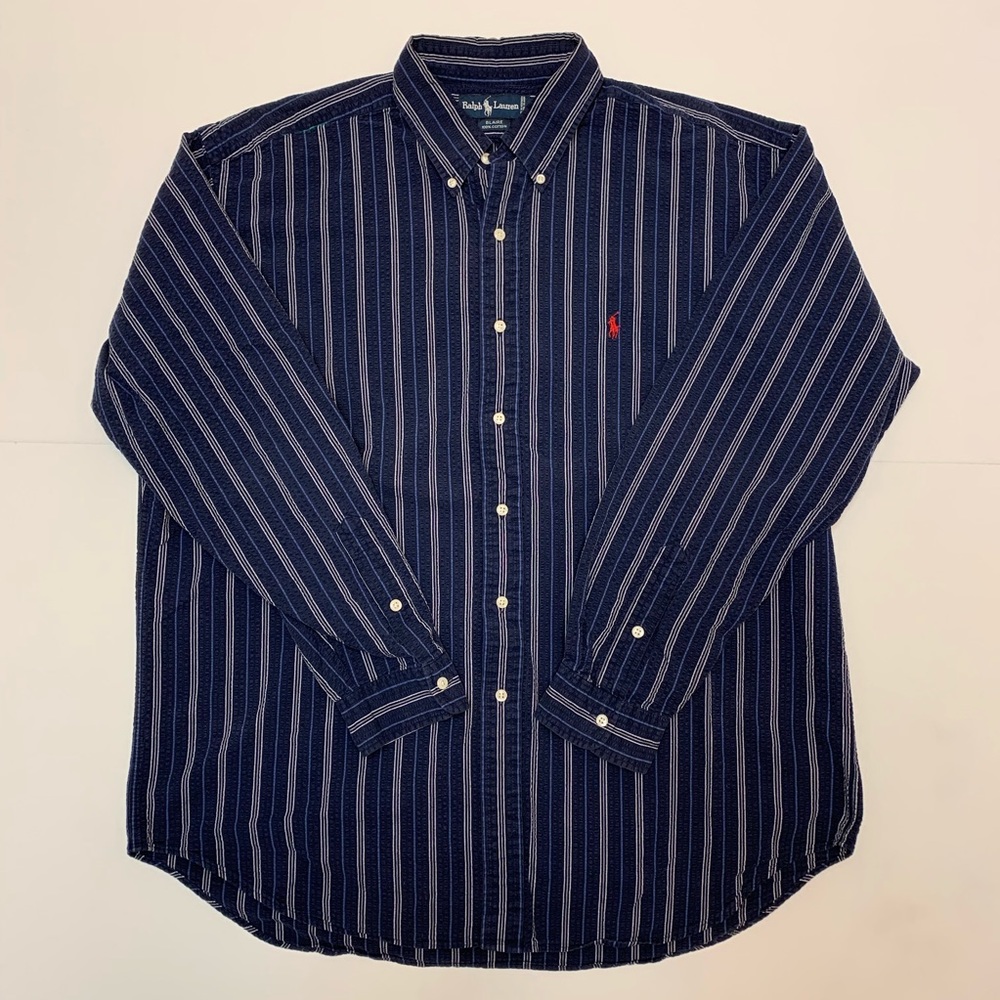 90s Polo Ralph Lauren Striped Button Down